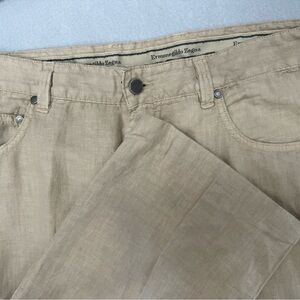 Ermenegildo Zegna Mens  34” waist / 29” inseam Summer Linen Trousers Italy